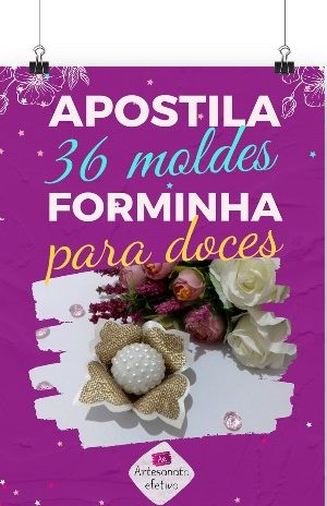 apostila de moldes de forminhas para doces